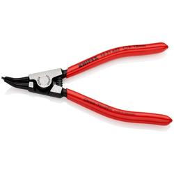 Knipex Sicherungsringzange für Außenringe auf Wellen 45° gewinkelt mit Kunststoff überzogen schwarz atramentiert 130 mm Nr. 46 31 A02