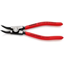 Knipex Sicherungsringzange für Außenringe auf Wellen 45° gewinkelt mit Kunststoff überzogen schwarz atramentiert 130 mm Nr. 46 31 A12