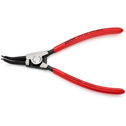 Knipex Sicherungsringzange für Außenringe auf Wellen 45° gewinkelt mit Kunststoff überzogen schwarz atramentiert 185 mm Nr. 46 31 A22