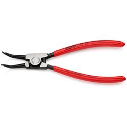 Knipex Sicherungsringzange für Außenringe auf Wellen 45° gewinkelt mit Kunststoff überzogen schwarz atramentiert 185 mm Nr. 46 31 A22