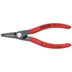 Knipex Präzisions-Sicherungsringzange für Innenringe in Bohrungen mit rutschhemmendem Kunststoff überzogen grau atramentiert 140 mm (SB-Karte/Blister) Nr. 48 11 J1 SB