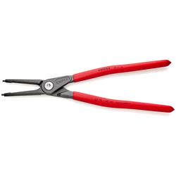 Knipex Präzisions-Sicherungsringzange für Innenringe in Bohrungen mit rutschhemmendem Kunststoff überzogen grau atramentiert 320 mm (SB-Karte/Blister) Nr. 48 11 J4 SB