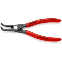 Knipex Präzisions-Sicherungsringzange für Innenringe in Bohrungen mit rutschhemmendem Kunststoff überzogen grau atramentiert 165 mm (SB-Karte/Blister) Nr. 48 21 J21 SB