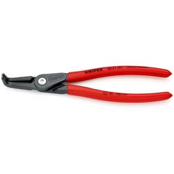 Knipex Präzisions-Sicherungsringzange für Innenringe in Bohrungen mit rutschhemmendem Kunststoff überzogen grau atramentiert 210 mm Nr. 48 21 J31