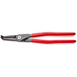 Knipex Präzisions-Sicherungsringzange für Innenringe in Bohrungen mit rutschhemmendem Kunststoff überzogen grau atramentiert 305 mm Nr. 48 21 J41