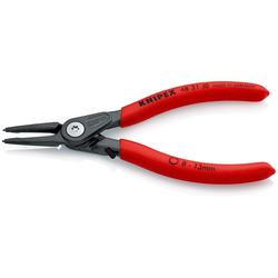 Knipex Präzisions-Sicherungsringzange für Innenringe in Bohrungen mit Überdehnungsschutz mit rutschhemmendem Kunststoff überzogen grau atramentiert 140 mm Nr. 48 31 J0