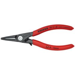 Knipex Präzisions-Sicherungsringzange für Innenringe in Bohrungen mit Überdehnungsschutz mit rutschhemmendem Kunststoff überzogen grau atramentiert 140 mm Nr. 48 31 J0