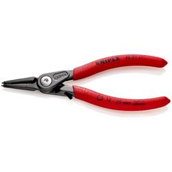 Knipex Präzisions-Sicherungsringzange für Innenringe in Bohrungen mit Überdehnungsschutz mit rutschhemmendem Kunststoff überzogen grau atramentiert 140 mm Nr. 48 31 J1