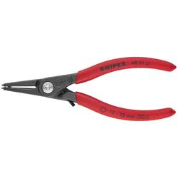 Knipex Präzisions-Sicherungsringzange für Innenringe in Bohrungen mit Überdehnungsschutz mit rutschhemmendem Kunststoff überzogen grau atramentiert 140 mm Nr. 48 31 J1