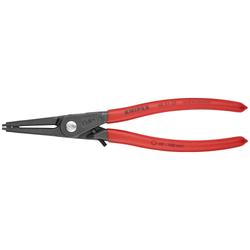 Knipex Präzisions-Sicherungsringzange für Innenringe in Bohrungen mit Überdehnungsschutz mit rutschhemmendem Kunststoff überzogen grau atramentiert 225 mm Nr. 48 31 J3