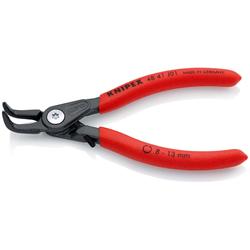 Knipex Präzisions-Sicherungsringzange für Innenringe in Bohrungen mit rutschhemmendem Kunststoff überzogen grau atramentiert 130 mm Nr. 48 41 J01