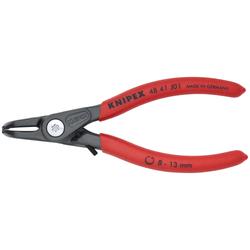 Knipex Präzisions-Sicherungsringzange für Innenringe in Bohrungen mit rutschhemmendem Kunststoff überzogen grau atramentiert 130 mm Nr. 48 41 J01