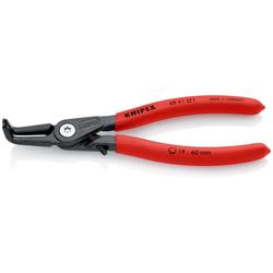 Knipex Präzisions-Sicherungsringzange für Innenringe in Bohrungen mit rutschhemmendem Kunststoff überzogen grau atramentiert 165 mm Nr. 48 41 J21