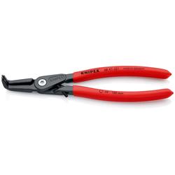 Knipex Präzisions-Sicherungsringzange für Innenringe in Bohrungen mit rutschhemmendem Kunststoff überzogen grau atramentiert 210 mm Nr. 48 41 J31