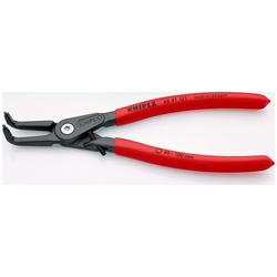 Knipex Präzisions-Sicherungsringzange für Innenringe in Bohrungen mit rutschhemmendem Kunststoff überzogen grau atramentiert 210 mm Nr. 48 41 J31