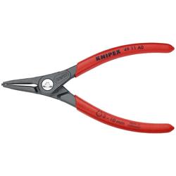 Knipex Präzisions-Sicherungsringzange für Außenringe auf Wellen mit rutschhemmendem Kunststoff überzogen grau atramentiert 140 mm Nr. 49 11 A0