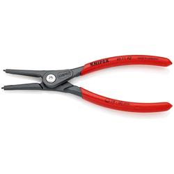 Knipex Präzisions-Sicherungsringzange für Außenringe auf Wellen mit rutschhemmendem Kunststoff überzogen grau atramentiert 180 mm (SB-Karte/Blister) Nr. 49 11 A2 SB