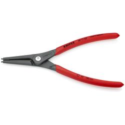 Knipex Präzisions-Sicherungsringzange für Außenringe auf Wellen mit rutschhemmendem Kunststoff überzogen grau atramentiert 225 mm (SB-Karte/Blister) Nr. 49 11 A3 SB