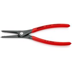 Knipex Präzisions-Sicherungsringzange für Außenringe auf Wellen mit rutschhemmendem Kunststoff überzogen grau atramentiert 225 mm Nr. 49 11 A3