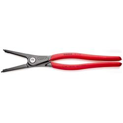 Knipex Präzisions-Sicherungsringzange für Außenringe auf Wellen mit rutschhemmendem Kunststoff überzogen grau atramentiert 320 mm (SB-Karte/Blister) Nr. 49 11 A4 SB