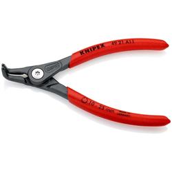 Knipex Präzisions-Sicherungsringzange für Außenringe auf Wellen mit rutschhemmendem Kunststoff überzogen grau atramentiert 130 mm (SB-Karte/Blister) Nr. 49 21 A11 SB