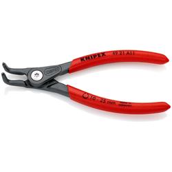Knipex Präzisions-Sicherungsringzange für Außenringe auf Wellen mit rutschhemmendem Kunststoff überzogen grau atramentiert 130 mm (SB-Karte/Blister) Nr. 49 21 A11 SB