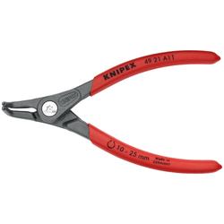 Knipex Präzisions-Sicherungsringzange für Außenringe auf Wellen mit rutschhemmendem Kunststoff überzogen grau atramentiert 130 mm (SB-Karte/Blister) Nr. 49 21 A11 SB