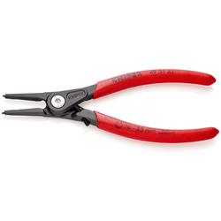 Knipex Präzisions-Sicherungsringzange für Außenringe auf Wellen mit Überdehnungsschutz mit rutschhemmendem Kunststoff überzogen grau atramentiert 140 mm Nr. 49 31 A1