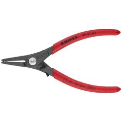 Knipex Präzisions-Sicherungsringzange für Außenringe auf Wellen mit Überdehnungsschutz mit rutschhemmendem Kunststoff überzogen grau atramentiert 140 mm Nr. 49 31 A1