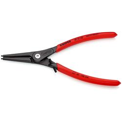 Knipex Präzisions-Sicherungsringzange für Außenringe auf Wellen mit Überdehnungsschutz mit rutschhemmendem Kunststoff überzogen grau atramentiert 225 mm Nr. 49 31 A3