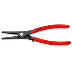 Knipex Präzisions-Sicherungsringzange für Außenringe auf Wellen mit Überdehnungsschutz mit rutschhemmendem Kunststoff überzogen grau atramentiert 225 mm Nr. 49 31 A3