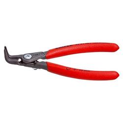 Knipex Präzisions-Sicherungsringzange für Außenringe auf Wellen mit rutschhemmendem Kunststoff überzogen grau atramentiert 130 mm Nr. 49 41 A01