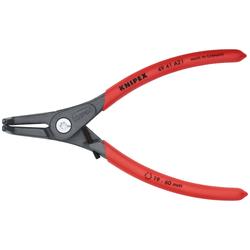 Knipex Präzisions-Sicherungsringzange für Außenringe auf Wellen mit rutschhemmendem Kunststoff überzogen grau atramentiert 165 mm Nr. 49 41 A21