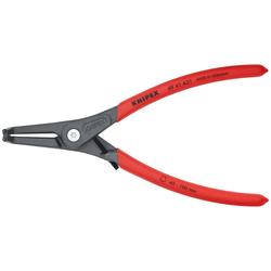 Knipex Präzisions-Sicherungsringzange für Außenringe auf Wellen mit rutschhemmendem Kunststoff überzogen grau atramentiert 210 mm Nr. 49 41 A31