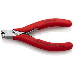 Knipex Elektronik-Vornschneider mit rutschhemmendem Kunststoff überzogen 115 mm Nr. 64 01 115