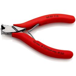 Knipex Elektronik-Vornschneider mit rutschhemmendem Kunststoff überzogen 115 mm Nr. 64 01 115