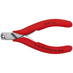 Knipex Elektronik-Vornschneider mit rutschhemmendem Kunststoff überzogen 115 mm Nr. 64 01 115