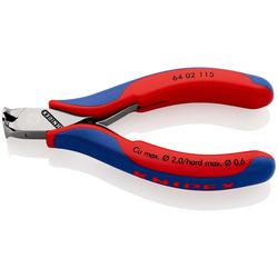 Knipex Elektronik-Vornschneider mit Mehrkomponenten-Hüllen 115 mm Nr. 64 02 115