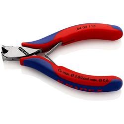 Knipex Elektronik-Vornschneider mit Mehrkomponenten-Hüllen 115 mm Nr. 64 02 115