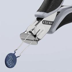 Knipex Elektronik-Vornschneider ESD mit Mehrkomponenten-Hüllen 115 mm Nr. 64 12 115 ESD