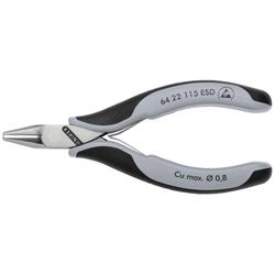 Knipex Elektronik-Vornschneider ESD mit Mehrkomponenten-Hüllen 115 mm Nr. 64 22 115 ESD