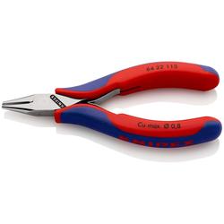 Knipex Elektronik-Vornschneider mit Mehrkomponenten-Hüllen 115 mm Nr. 64 22 115