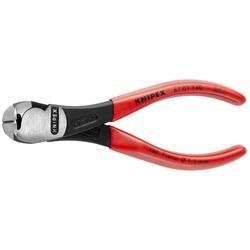 Knipex Kraft-Vornschneider mit Kunststoff überzogen schwarz atramentiert 140 mm (SB-Karte/Blister) Nr. 67 01 140 SB
