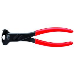Knipex Vornschneider mit Kunststoff überzogen schwarz atramentiert 180 mm (SB-Karte/Blister) Nr. 68 01 180 SB