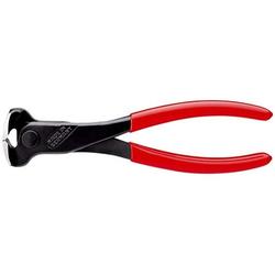 Knipex Vornschneider mit Kunststoff überzogen schwarz atramentiert 180 mm (SB-Karte/Blister) Nr. 68 01 180 SB