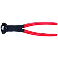 Knipex Vornschneider mit Kunststoff überzogen schwarz atramentiert 200 mm (SB-Karte/Blister) Nr. 68 01 200 SB