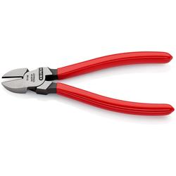 Knipex Seitenschneider mit Kunststoff überzogen schwarz atramentiert 160 mm (SB-Karte/Blister) Nr. 70 01 160 SB
