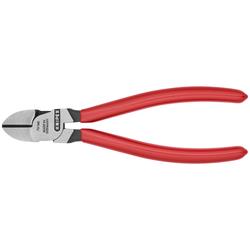 Knipex Seitenschneider mit Kunststoff überzogen schwarz atramentiert 160 mm (SB-Karte/Blister) Nr. 70 01 160 SB