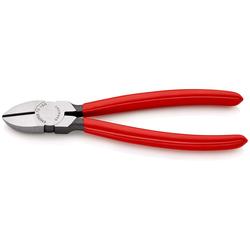 Knipex Seitenschneider mit Kunststoff überzogen schwarz atramentiert 180 mm Nr. 70 01 180