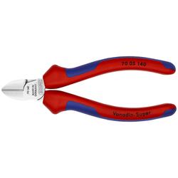 Knipex Seitenschneider mit Mehrkomponenten-Hüllen verchromt 140 mm Nr. 70 05 140